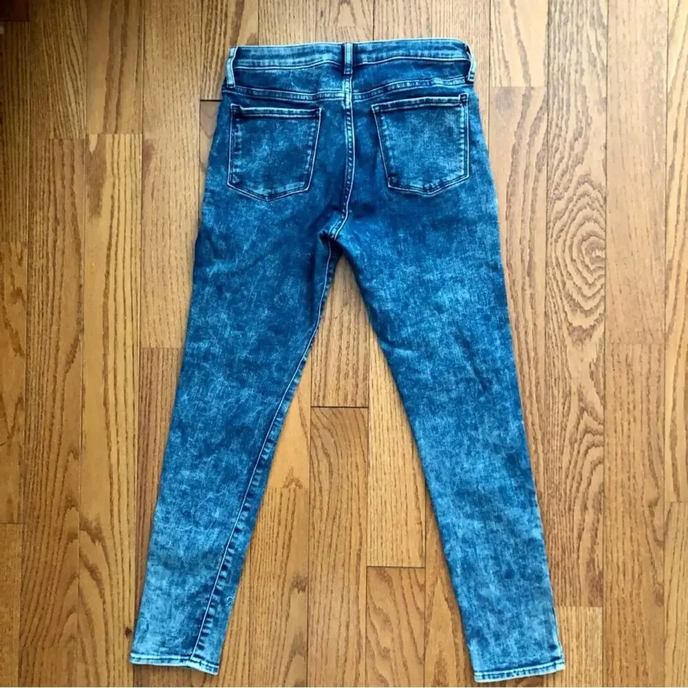 Gap Kids Stretch High Rise Denim Blue Pockets Jegging Girl’s Size 16